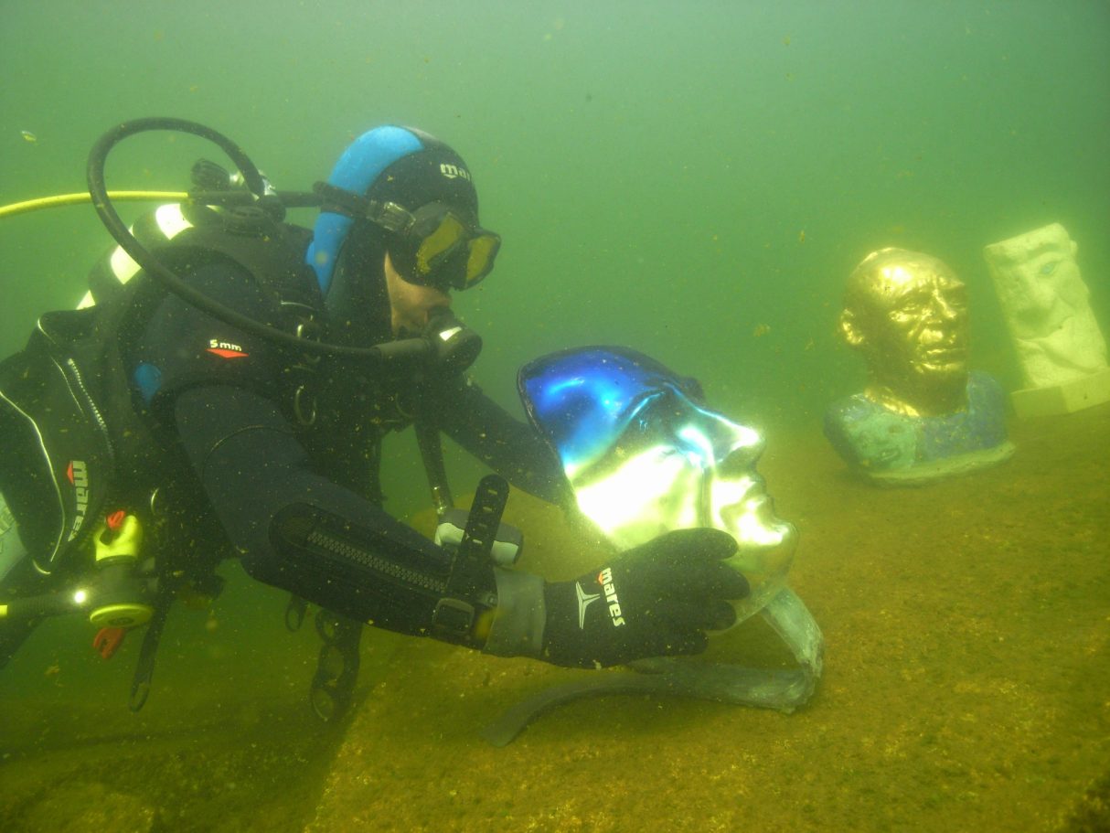 Unterwasserprojekt Steinbruchsee Miltitz